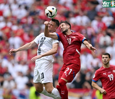 塞尔维亚首战实现两大突破拿下队史欧洲杯首分+首球