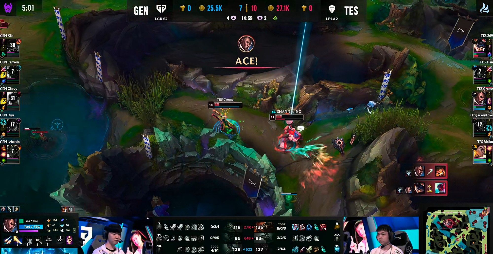 🎮英雄联盟全球总决赛瑞士轮：369兰博痛失好局 TES被GENG翻盘 两赛一胜一负