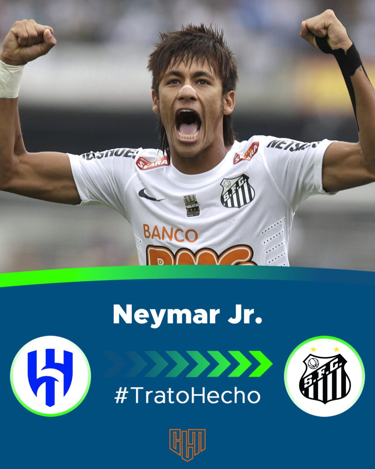 回归母队？记者：内马尔将重返桑托斯 正与利雅得新月商谈解约事宜